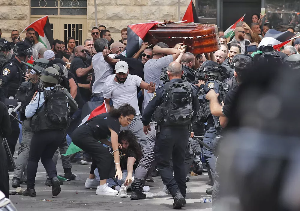 Crimen de Shireen Abu AklehJerusalén by Télam