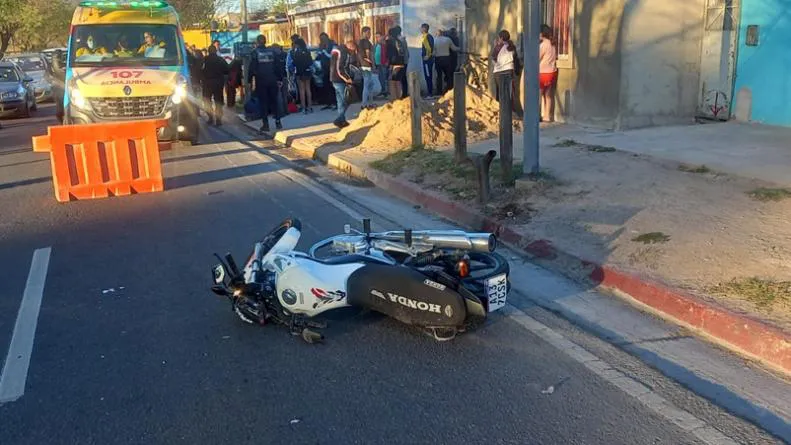 Accidente fatal en barrio Marechal (gentileza)