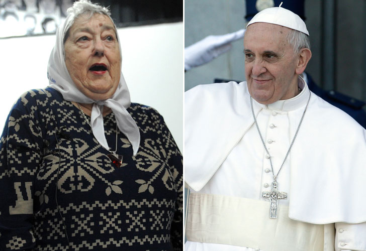 Bonafini y el Papa