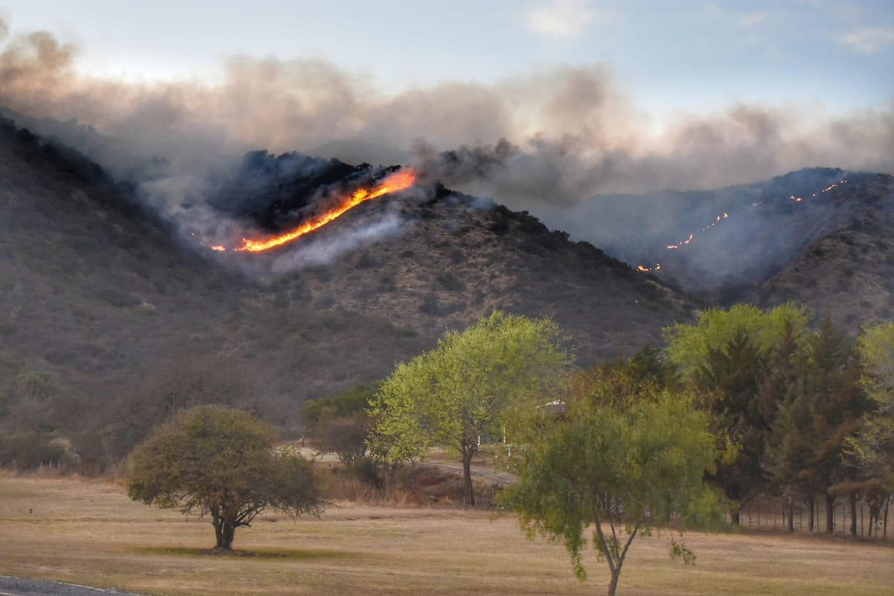 Incendios en las sierras