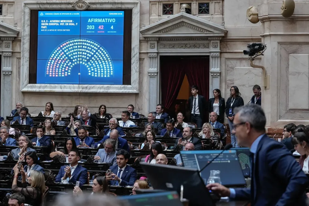 Media sanción en Diputados para el acuerdo Mercosur - Unión Europea (X de Diputados)