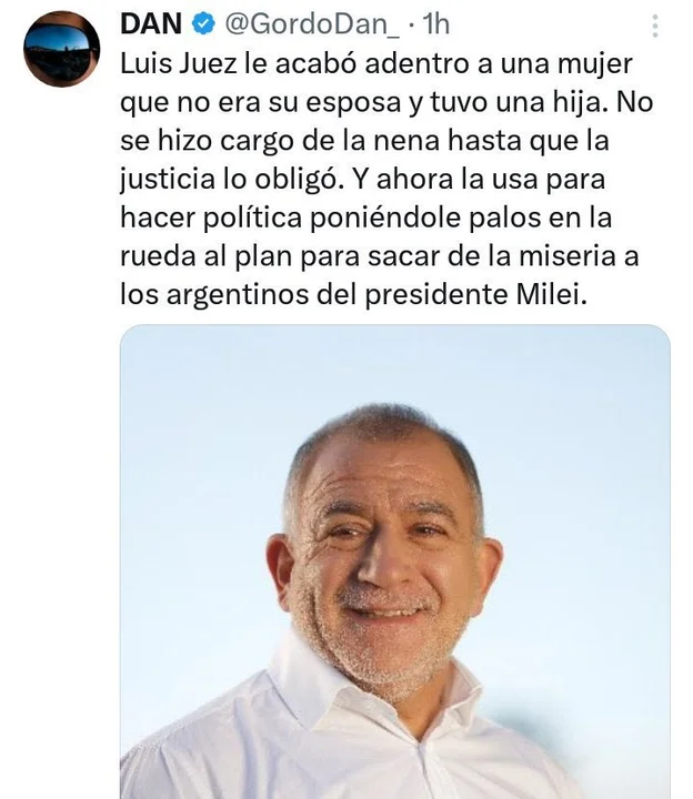 el tuit del gordo dan