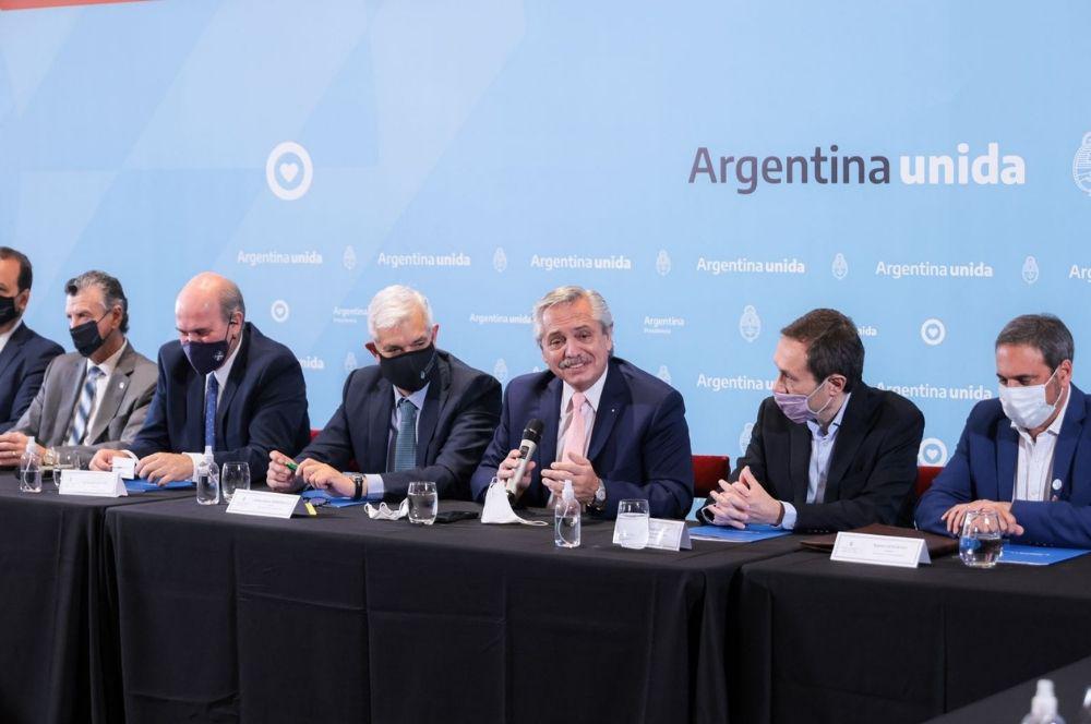 Alberto Fernández empresarios vitivinicolas 14 10 2021