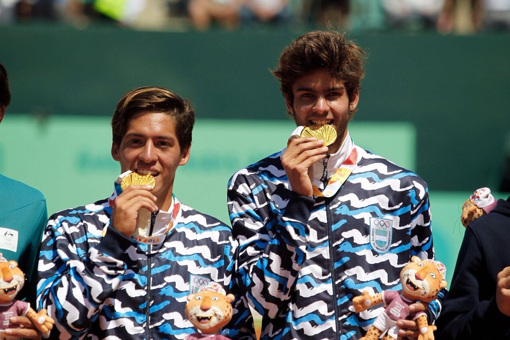 Díaz Acosta y Báez medalla de oro JJOO by prensa Ciudad de Buenos Aires