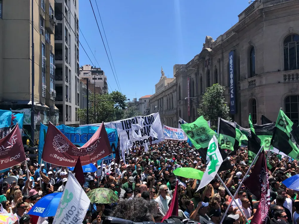 paro contra milei foto miguel apontes