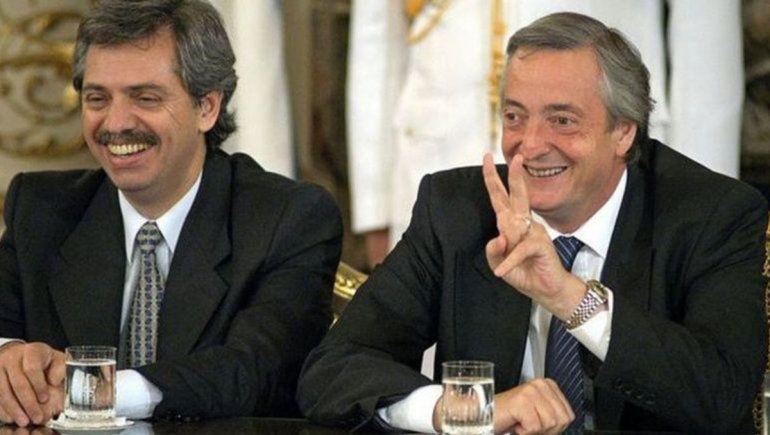 Alberto Fernández y Néstor Kirchner by gentileza