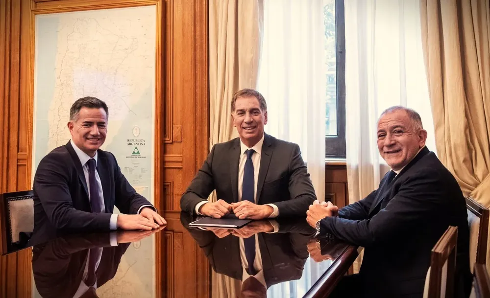 Reunión de Bornoroni y Juez con Santilli (X de Bornoroni)