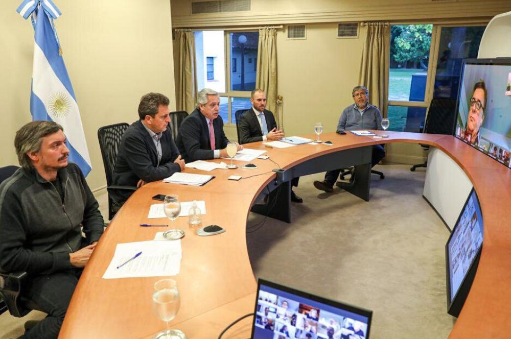 Videoconferencia Alberto Fernandez con la oposición