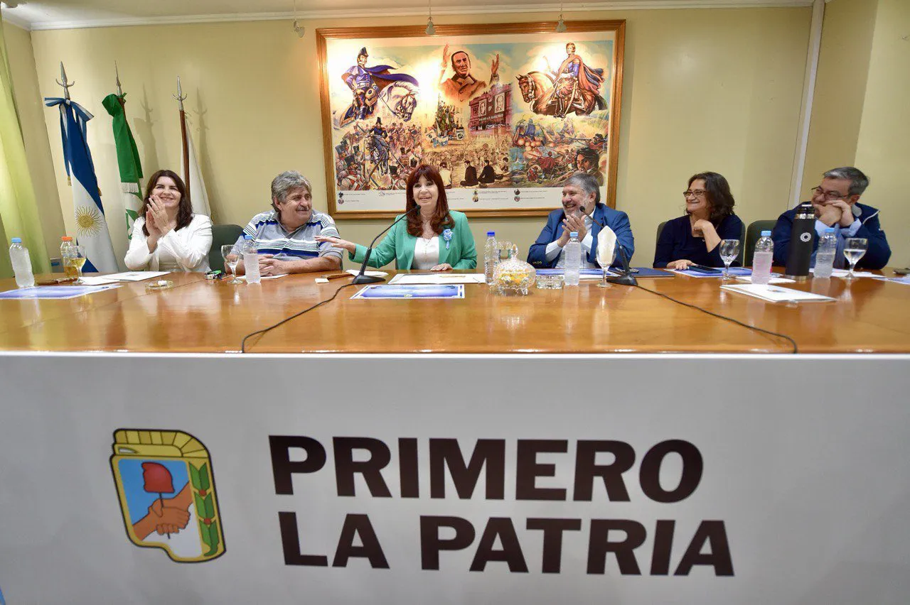Cristina Fernández en el SMATA 1