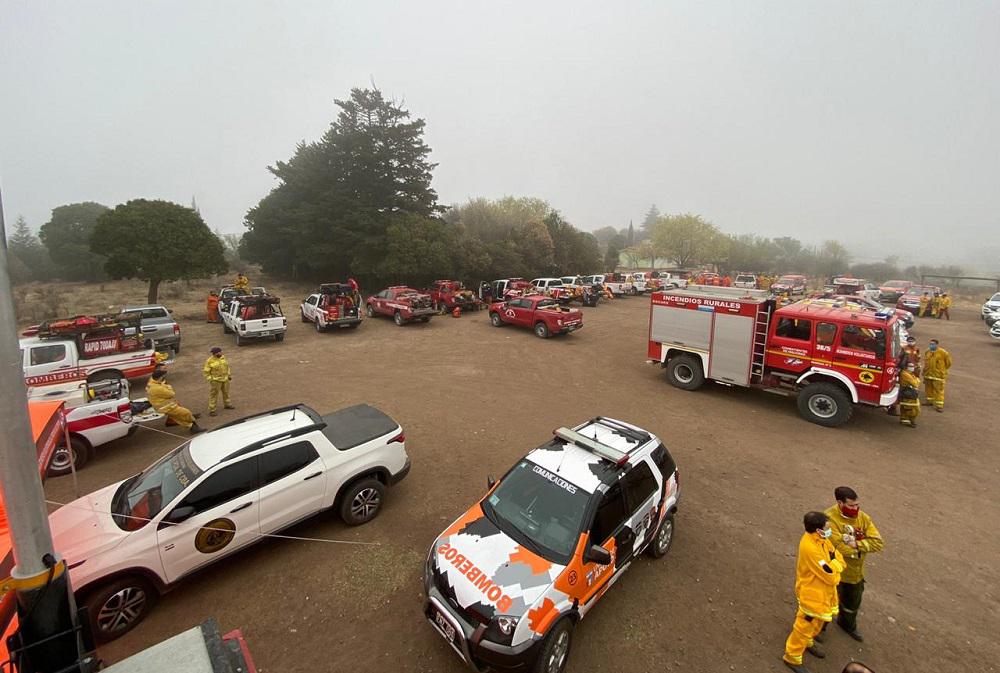 Incendios Villa Giardino Federación de Bomberos de Córdoba