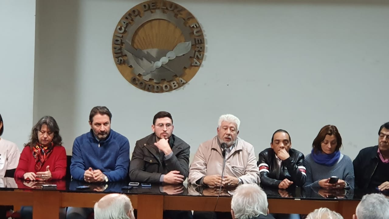 Multisectorial Luz y Fuerza Cordobazo César Pucheta