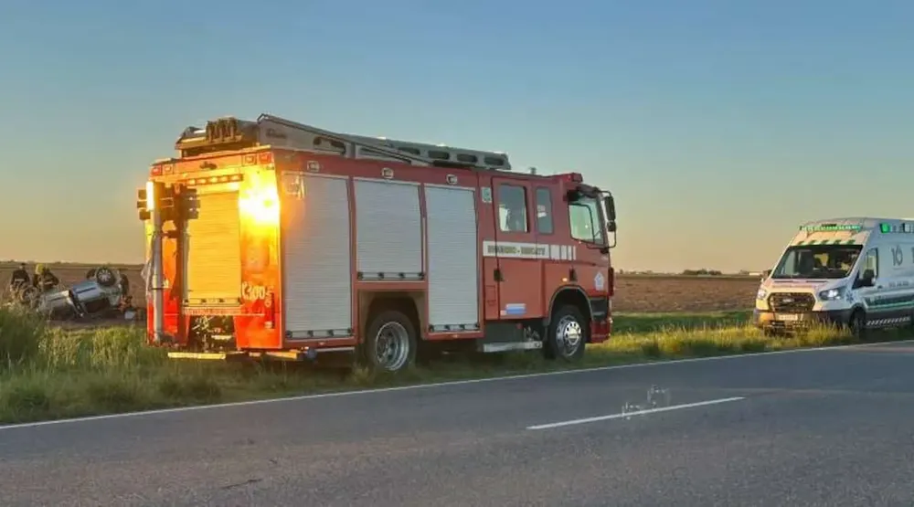 Accidente vial cerca de Bell Ville