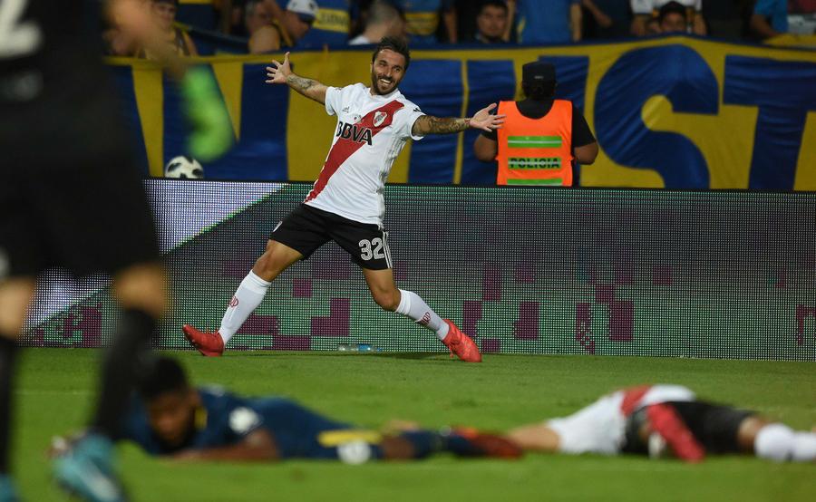 Scocco festejo river boca by twitter River