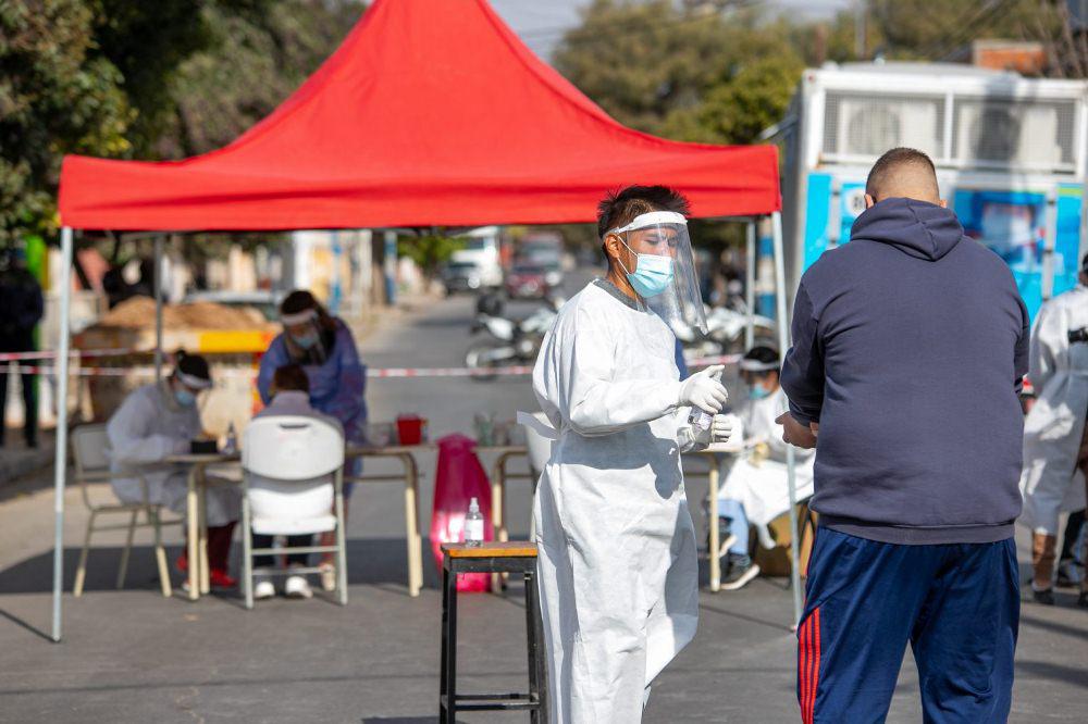 cordón sanitario barrio Rivadavia by prensa Gobierno