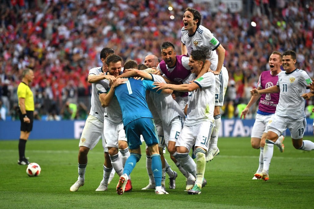 festejo rusia españa by Reuters