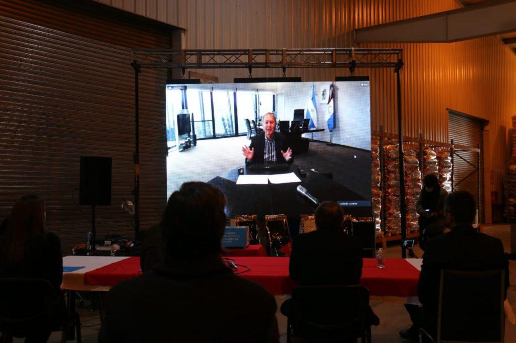 Inauguración Parqie Industrial Alcira Gigena prensa Gob de Córdoba