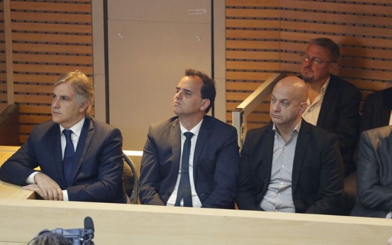 Martín Llaryora, Juan Manuel Llamosas y Daniel Gómez Gesteira by Javier Imaz - LNM