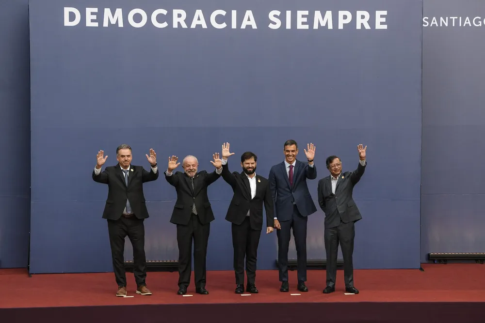 Boric, Lula, Sánchez, Orsi y Petro by na
