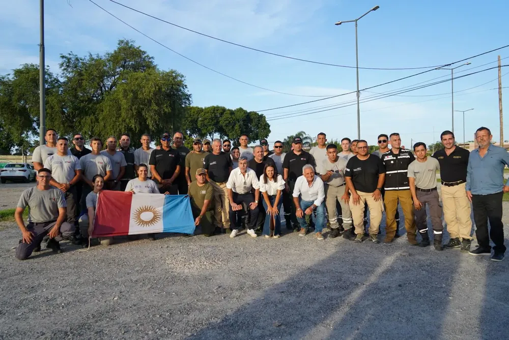 Segundo contingente de bomberos para ayudar en los incendios de Chubut (Gobierno de Córdoba)