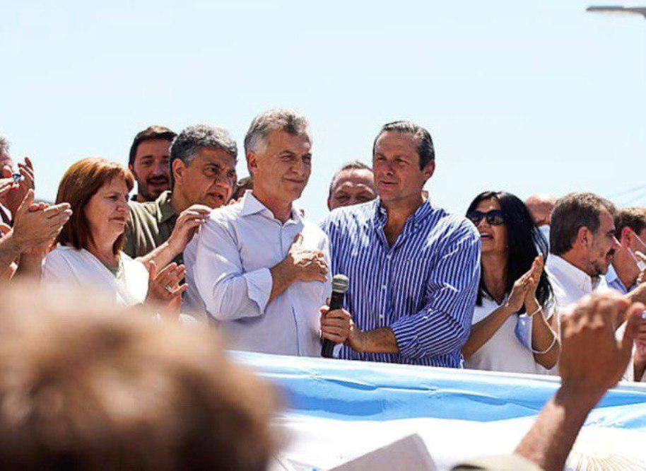 acto de Macri en Dolores by Twitter Macri