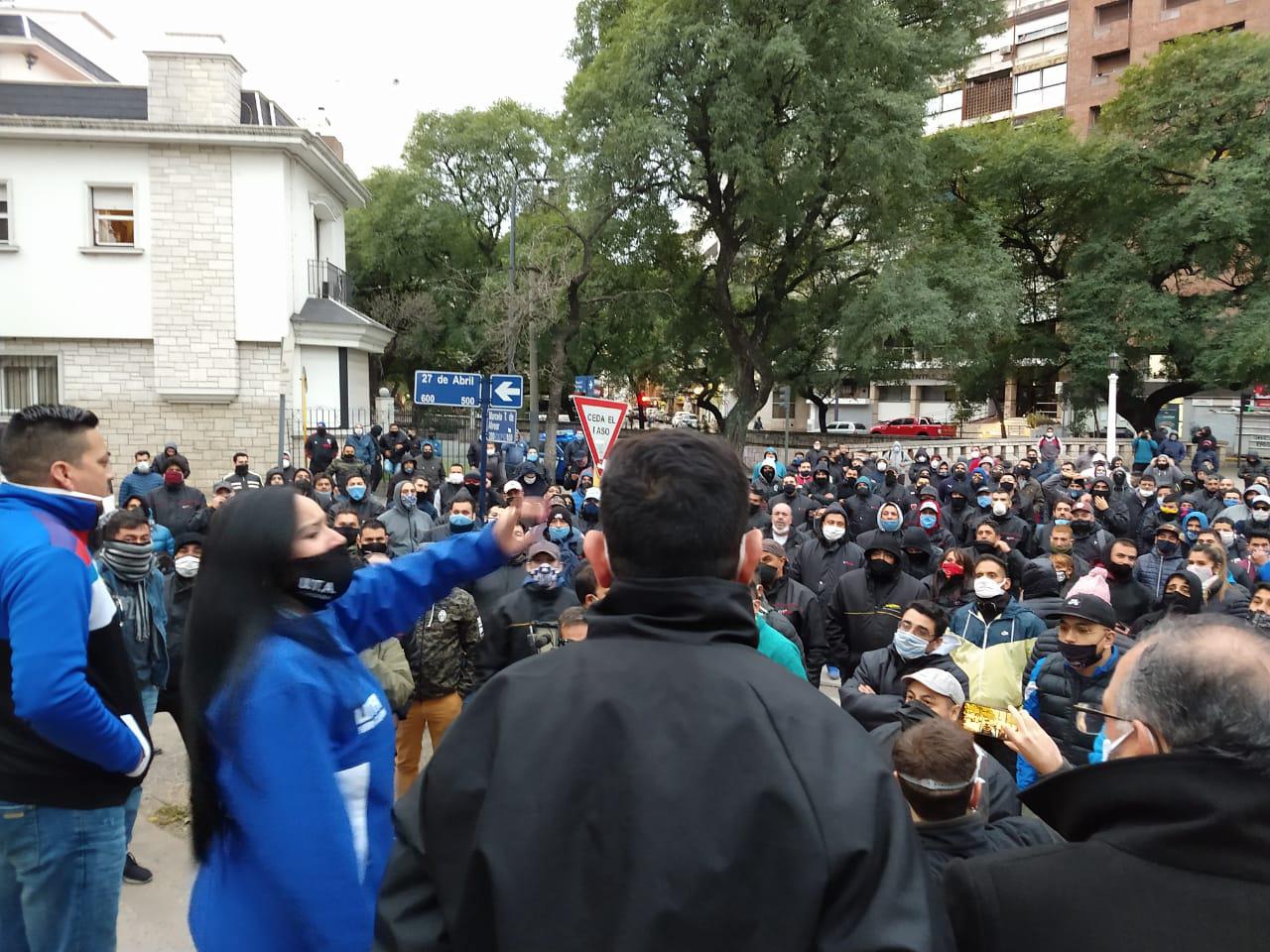 protesta UTA Carla Esteban by gentileza