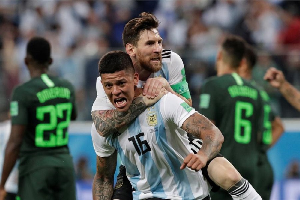 Argentina nigeria marcos rojo