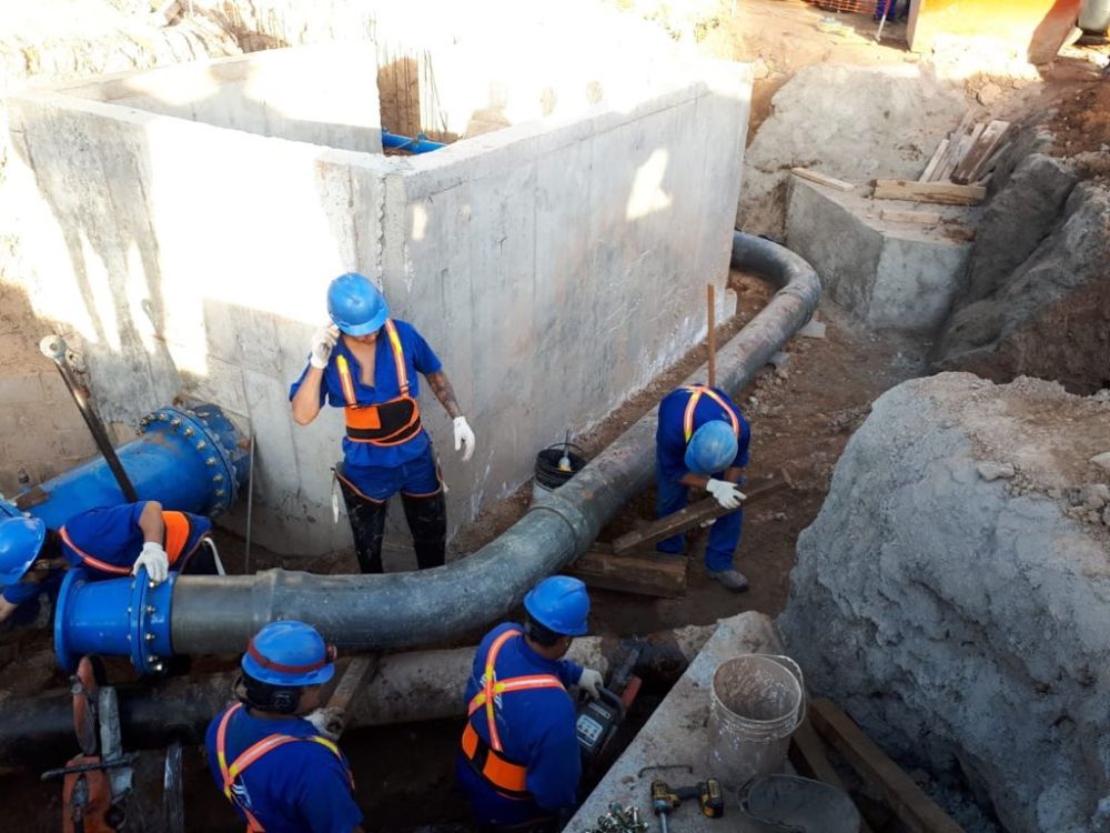 Aguas cordobesas obra plaza españa