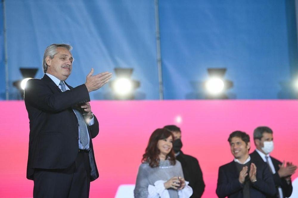 Cierre de campaña del Frente de Todos en Tecnópolis 09 09 2021