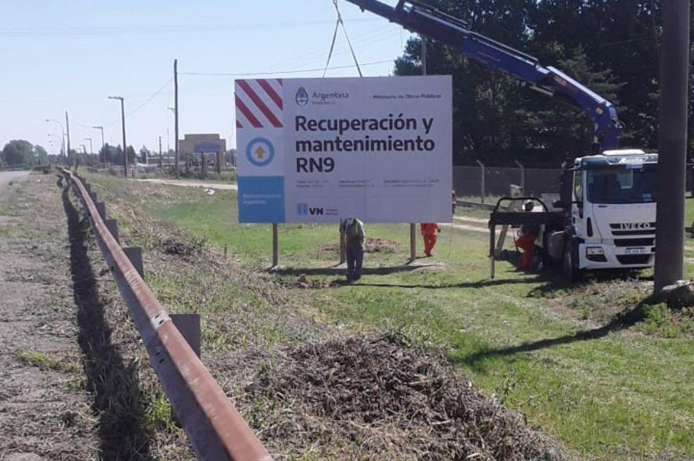 Repaviemntación Ruta 9