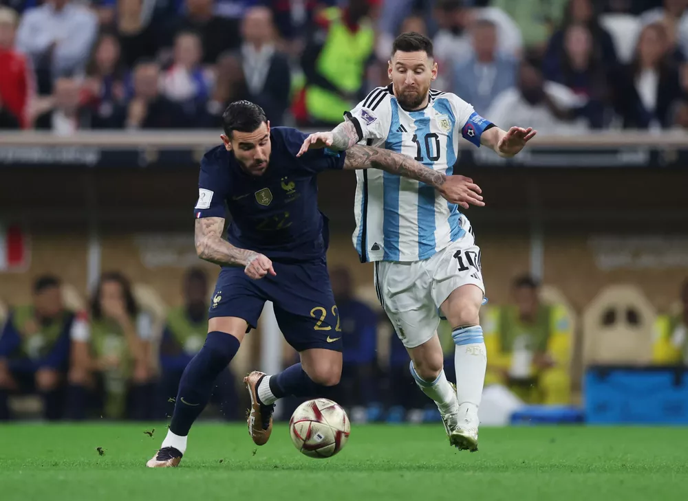 Lionel Messi en la final del mundial