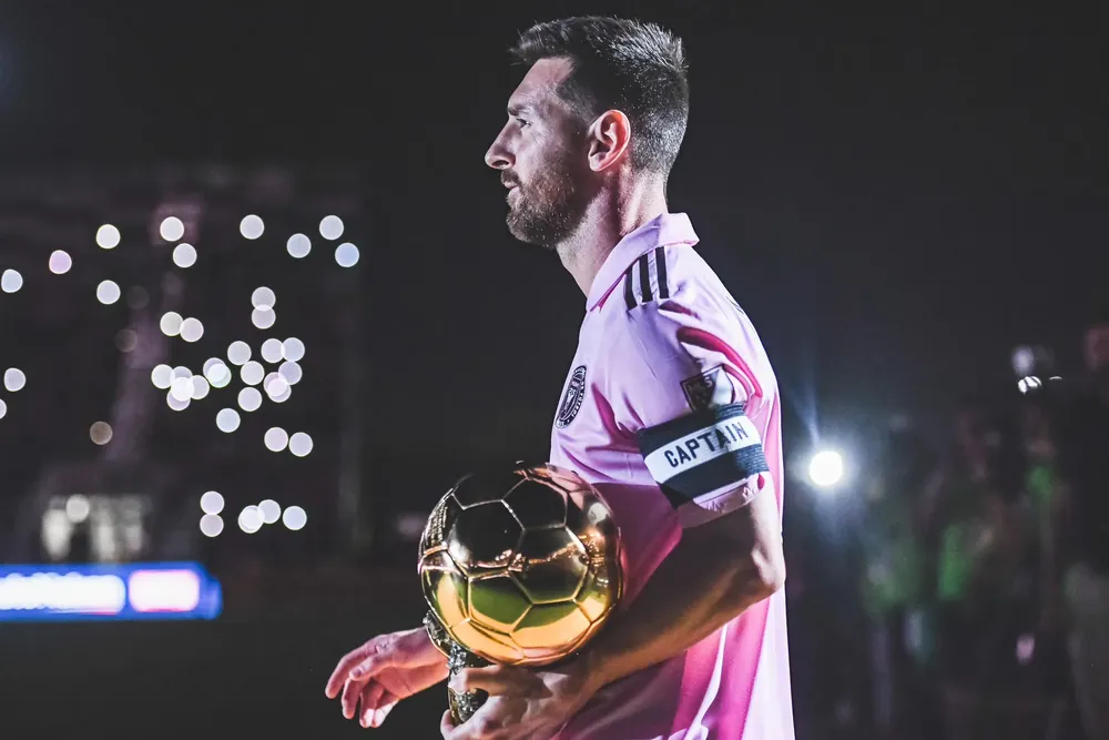 Lionel Messi festejo por el octavo Balón de Oro (Inter Miami) 1
