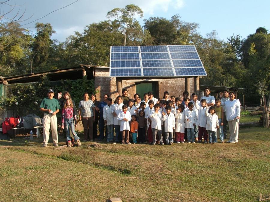 módulos solares en escuelas rurales
