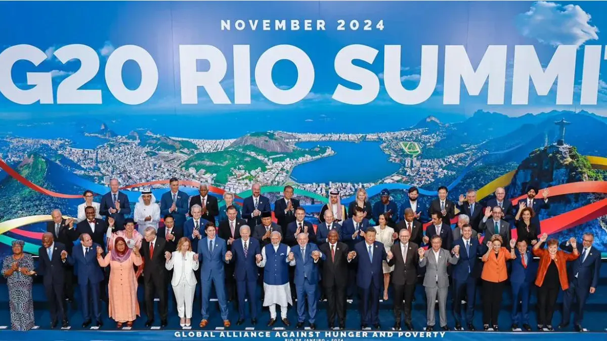 Foto del G20 sin Milei