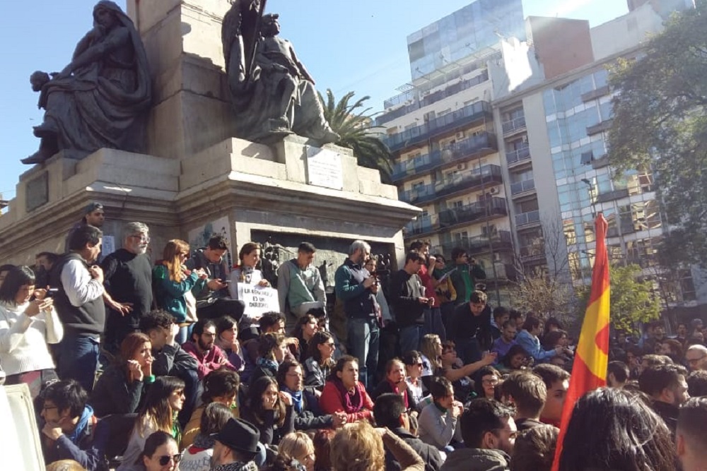 asamblea UNC plaza vélez sarsfield
