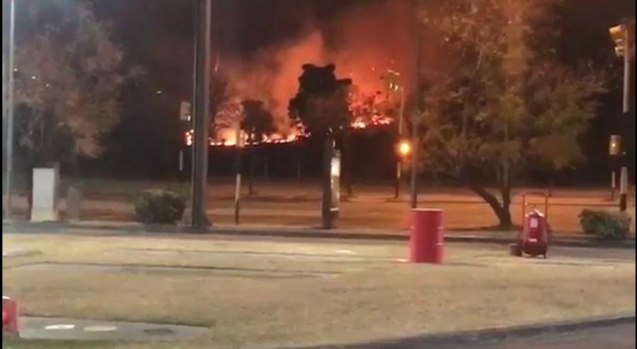 Incendio parque sarmiento