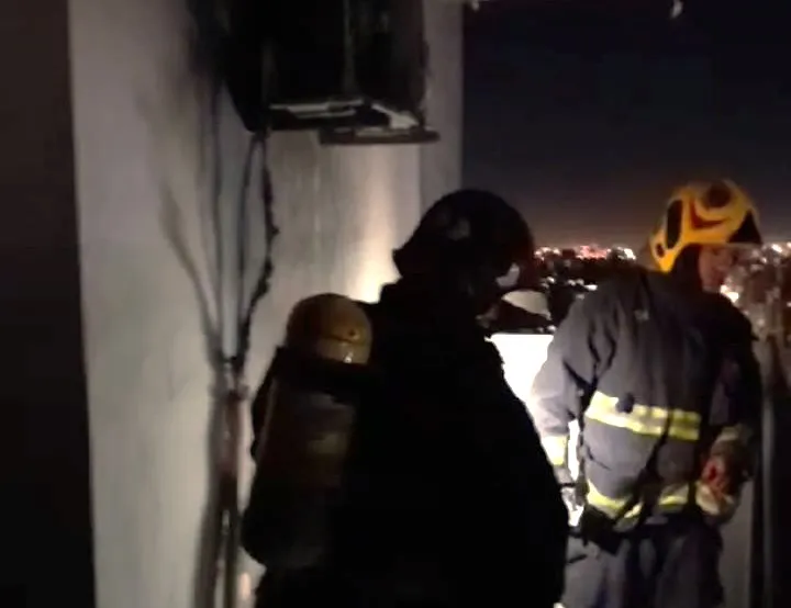 Incendio en departamento céntrico (Policía de Córdoba)