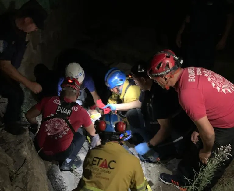 Rescate de persona en Cura Brochero (Policía)