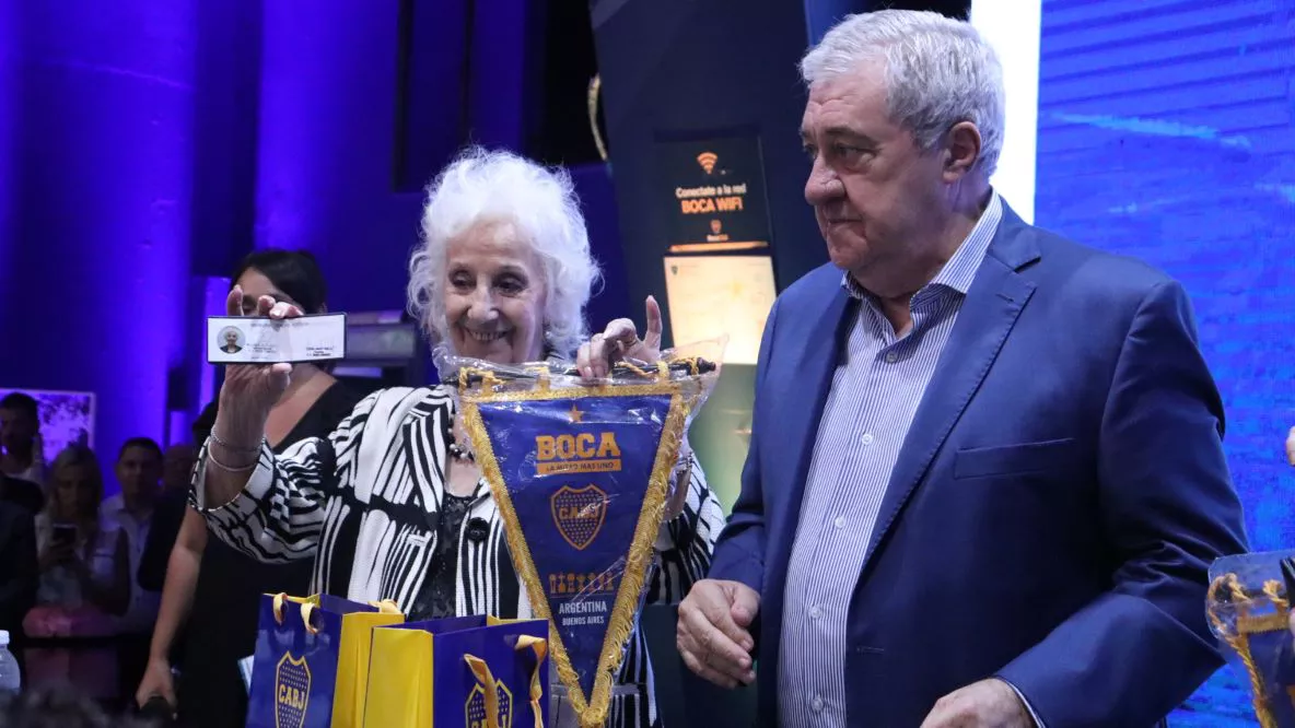 EStela socia honoraria de Boca Gentileza @FutboliPolitica