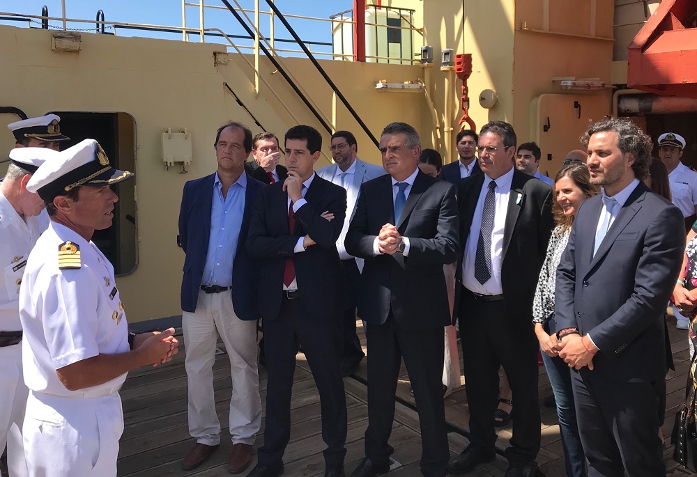 Recibimiento Fragata Libertad prensa Armada Nacional
