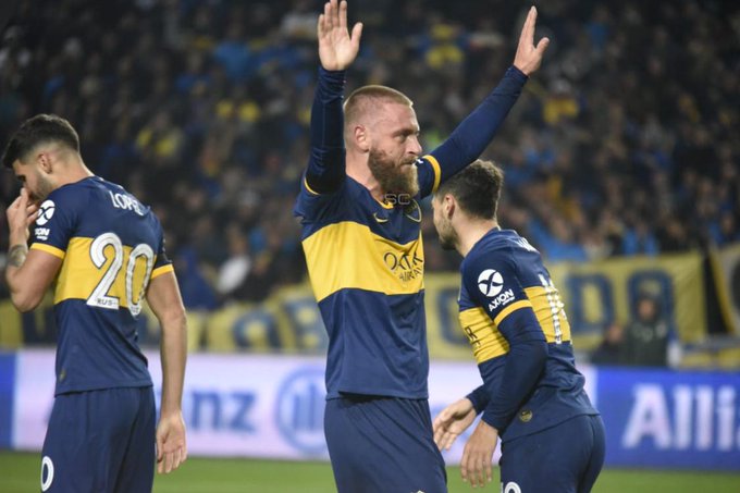 de rossi gol boca