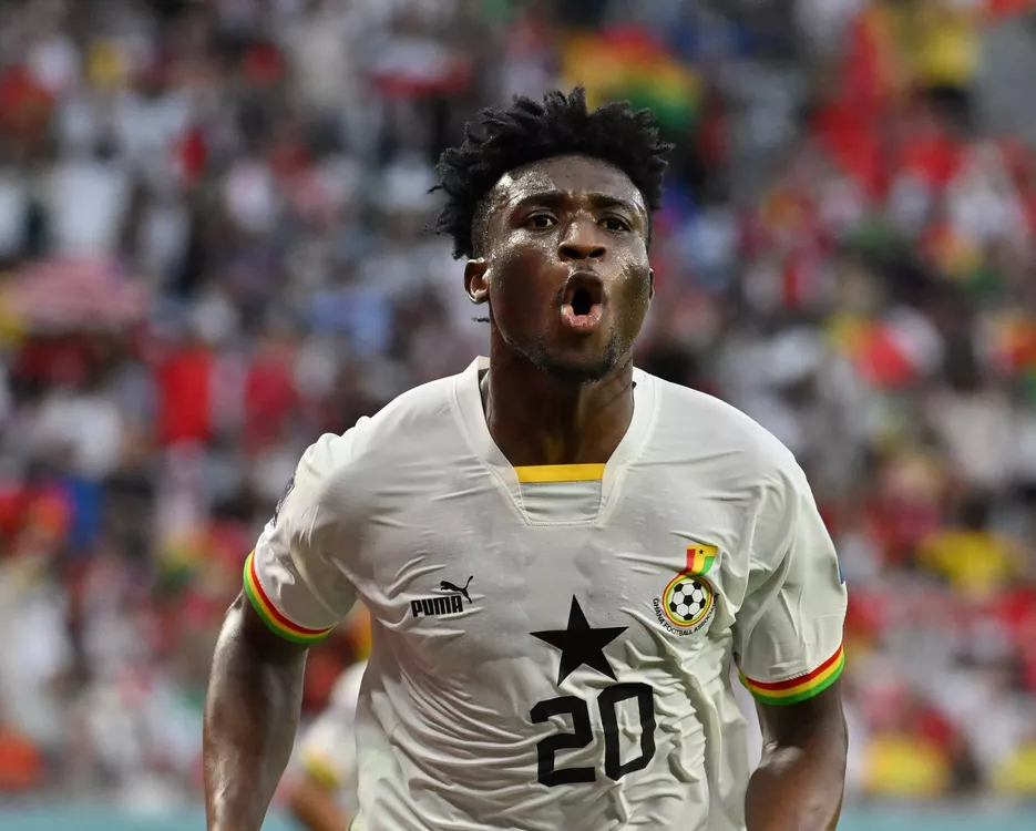 Mohammed Kudus, de Ghana (Twitter Copa Mundial Fifa)