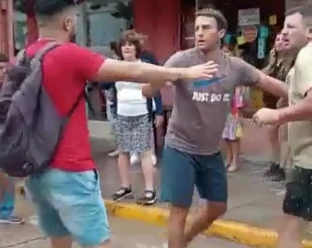 Agresión de Ledesma en M Clavero captura video Cadena3