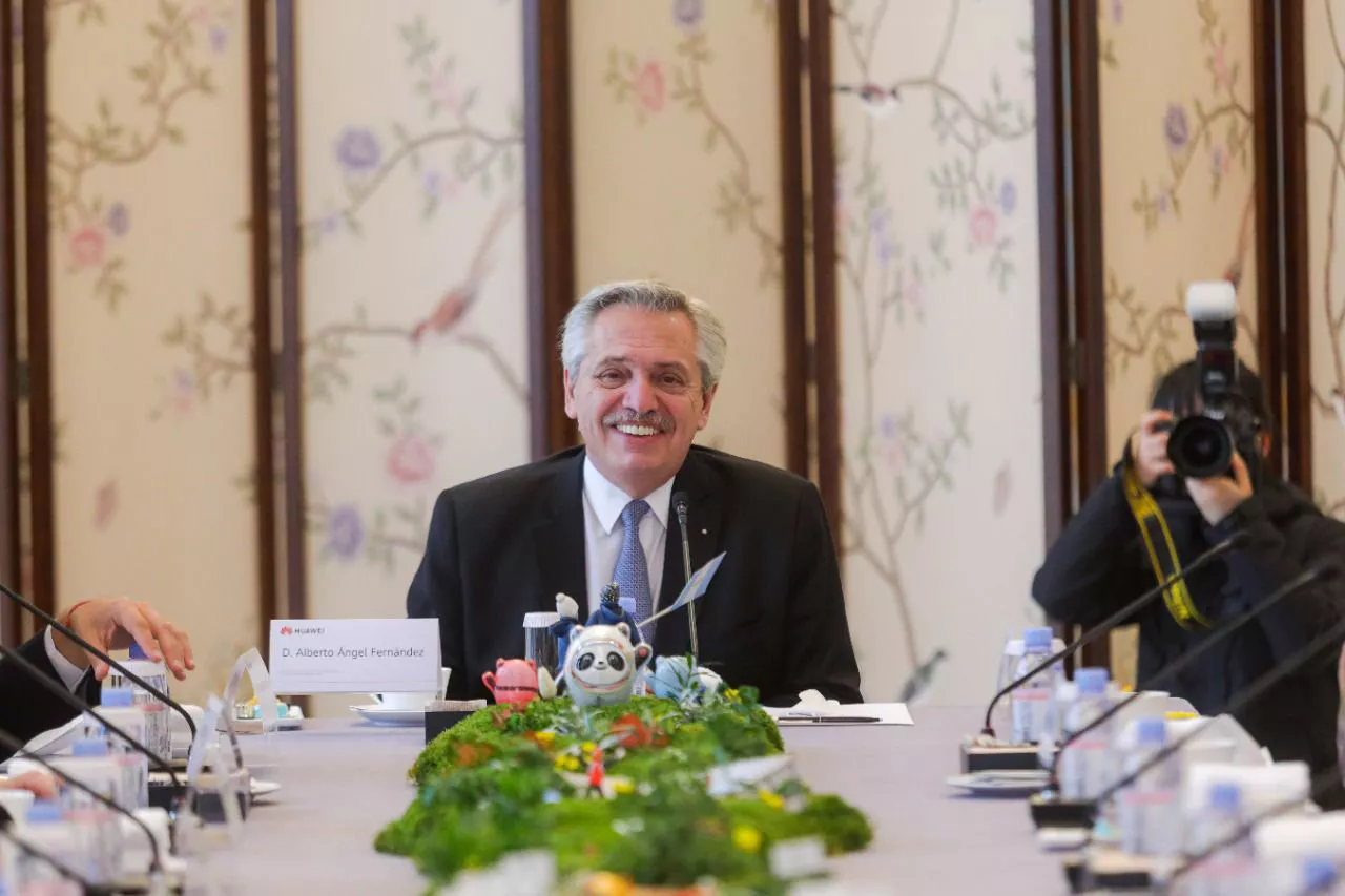 Alberto Fernández en China by Télam