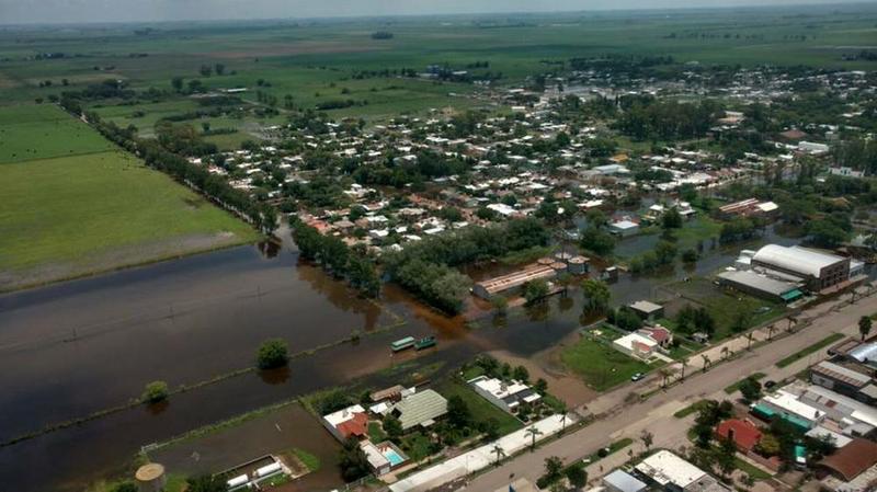 FOTO PORTEÑA INUNDACION AEREA