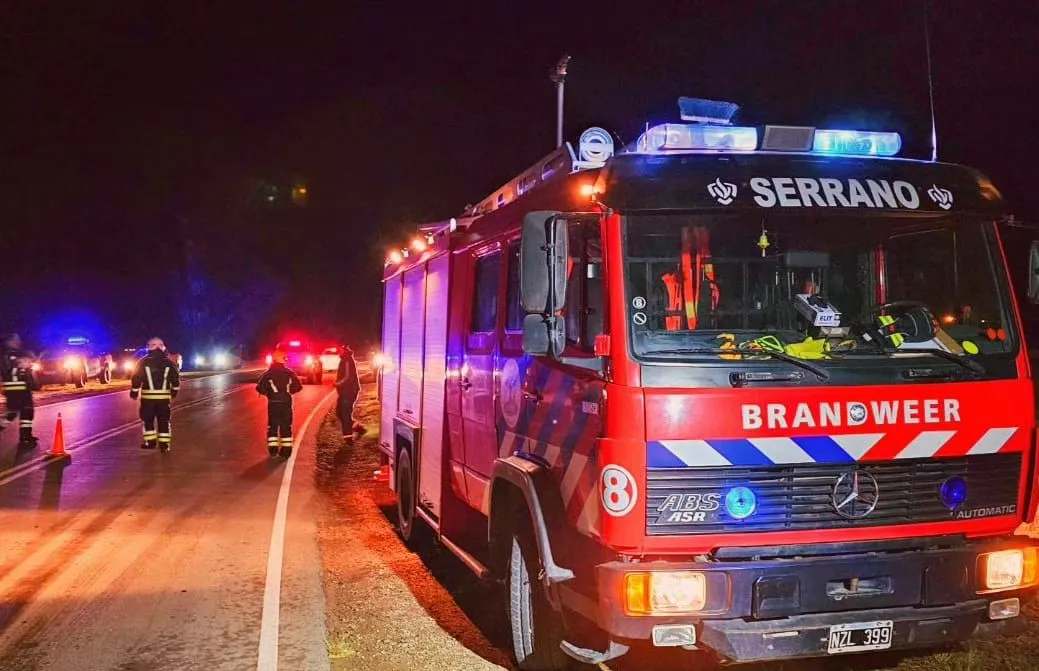 Accidente fatal en Serrano (Bomberos Voluntarios de Serrano)