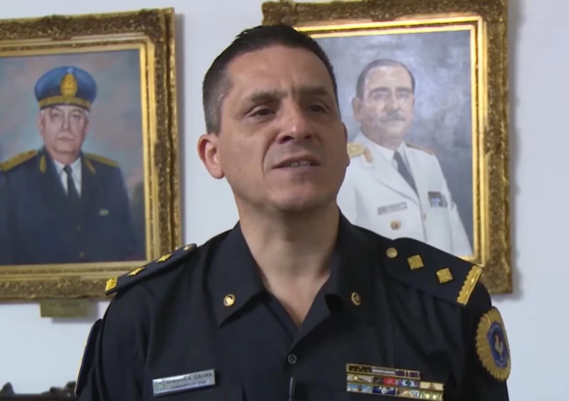 Comisario inspector Gustavo Antonio Gauna by gentileza