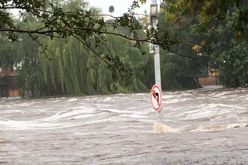 crecida río Mina Clavero by @maguiz48