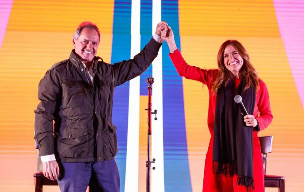 Scioli y Tolosa Paz by NA