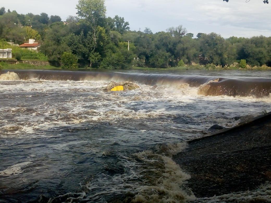 creciente rio cosquín Defensa Civil