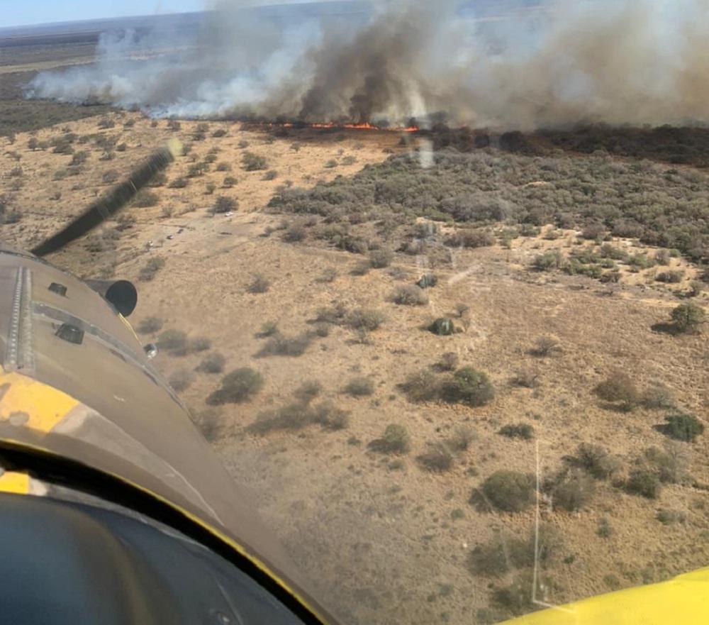 Incendio en San Javier @minsegcba